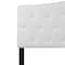 Flash Furniture Cambridge Headboard, Queen, White Fabric HG-HB1708-Q-W-GG - alternate 9